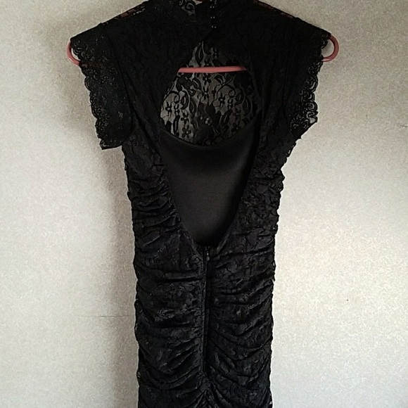 a'gaci | Dresses | Black Lace Agaci Dress | Poshmark
